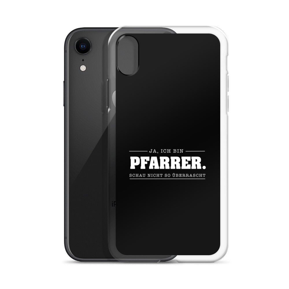 Ja ich bin Pfarrer Schau nicht so überrascht iPhone-Hülle iPhone-Hülle