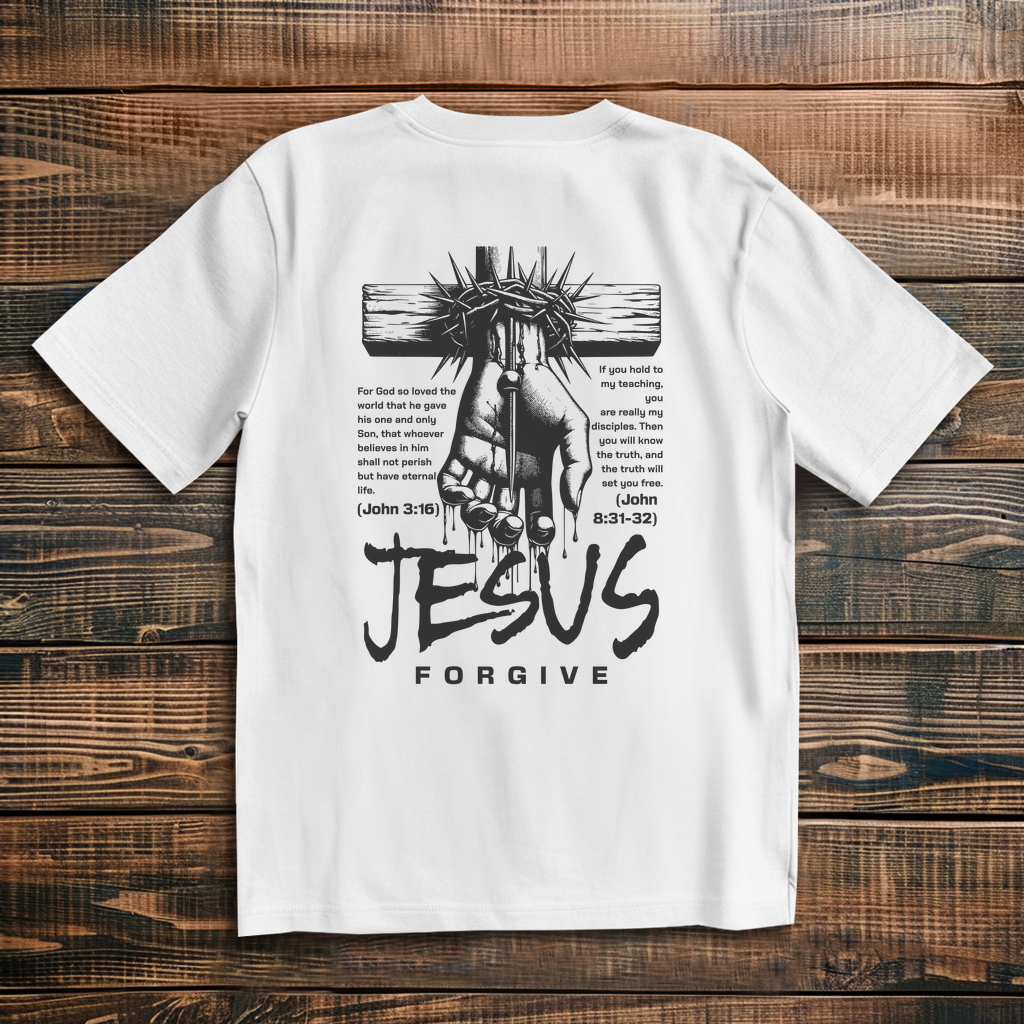 Jesus Forgive Oversize T-Shirt