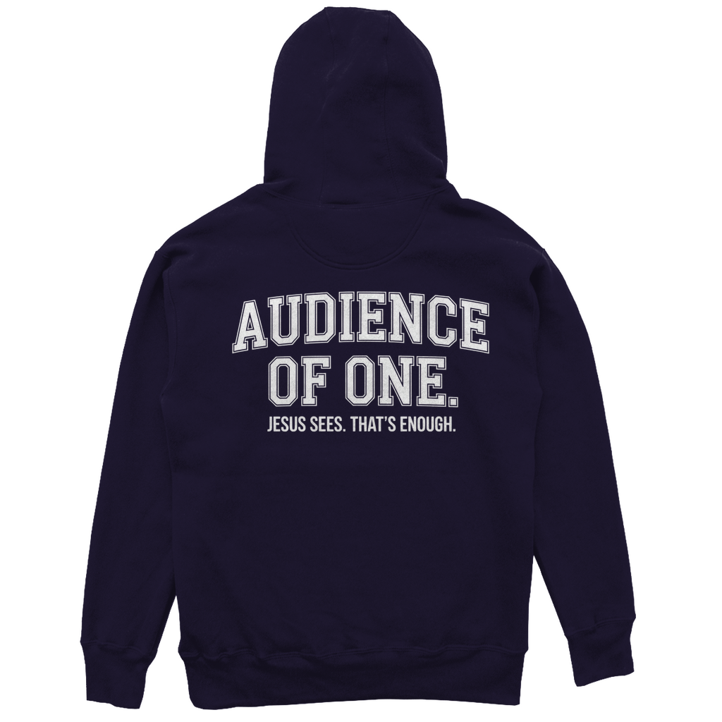 Audience of One - Christlicher Unisex Oversize Hoodie