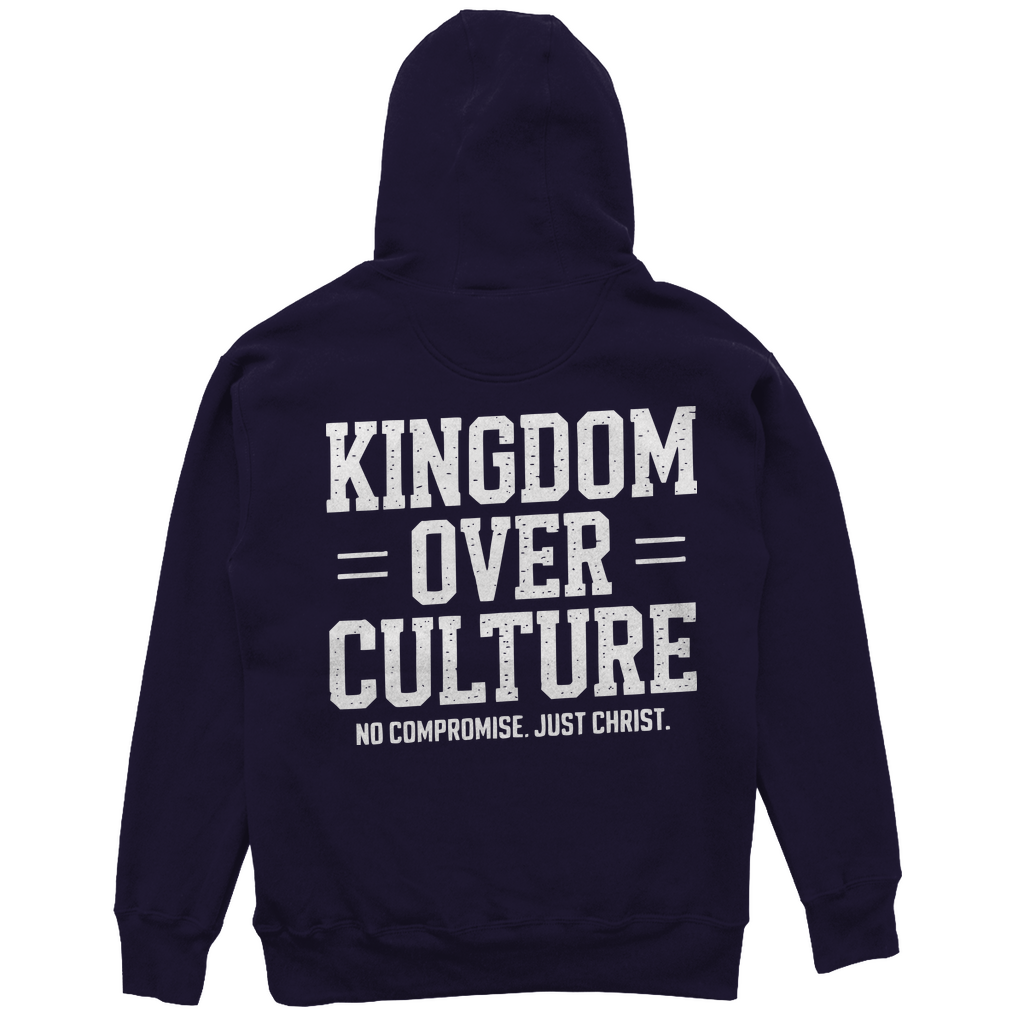 Kingdom Over Culture - Christlicher Unisex Oversize Hoodie