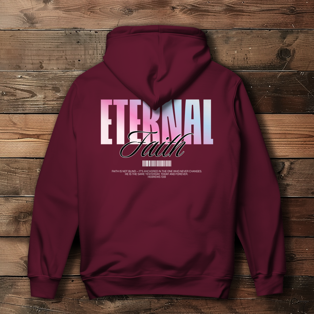 Eternal Faith - Backprint Christlicher Damen Hoodie