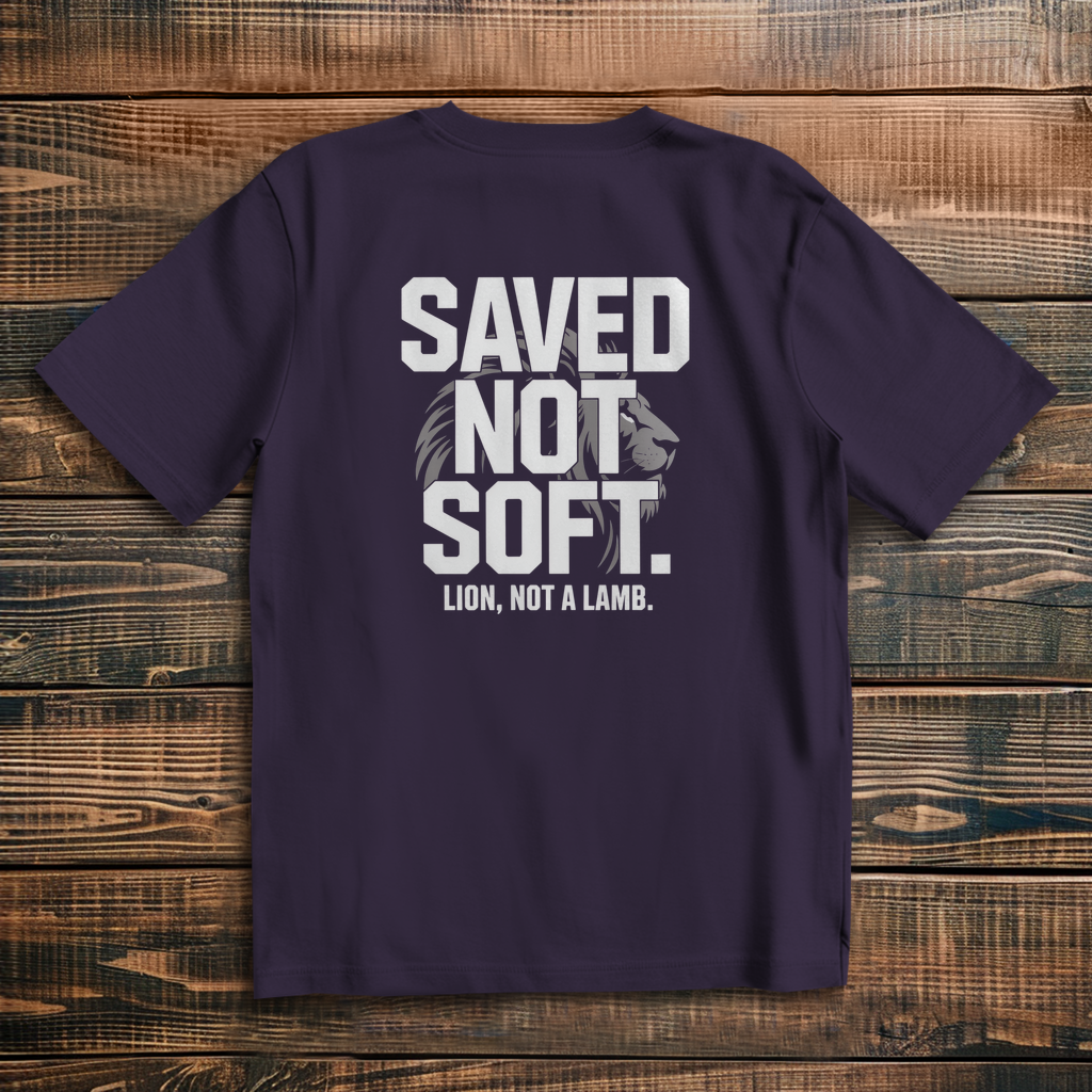 Saved not Soft - Oversize Backprint T-Shirt