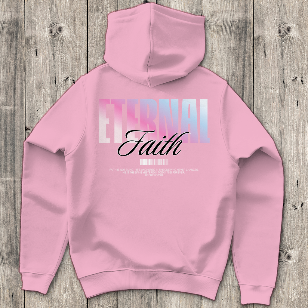 Eternal Faith - Backprint Christlicher Herren Hoodie