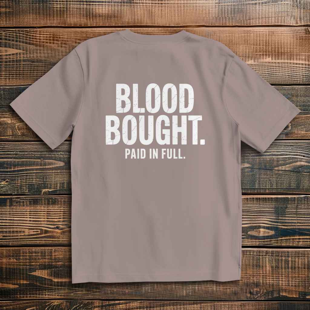 Blood Bought Paid in Full - Oversize Backprint T-Shirt