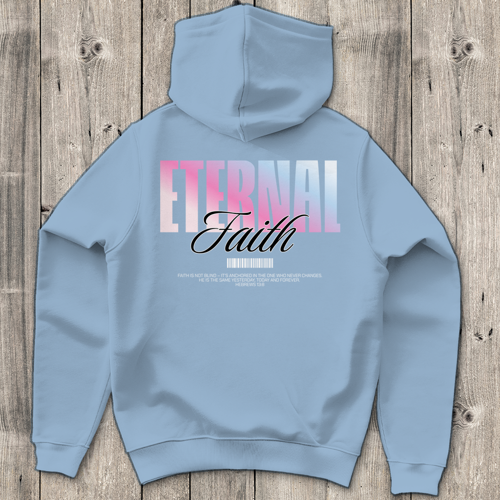 Eternal Faith - Backprint Christlicher Herren Hoodie