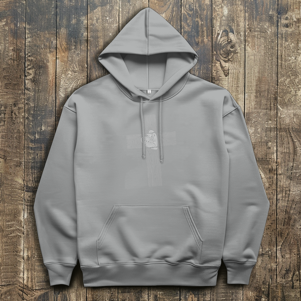 Wooden Cross - Christlicher Herren Hoodie