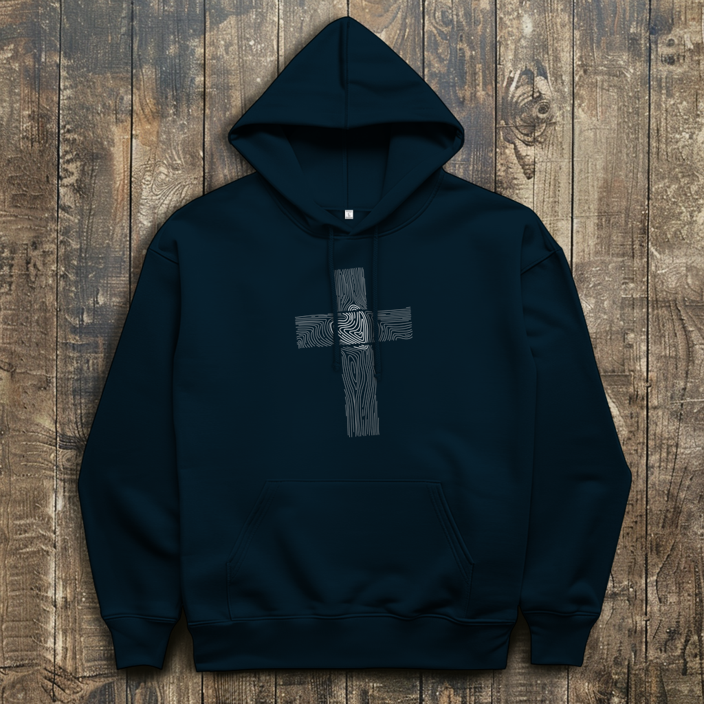 Wooden Cross - Christlicher Herren Hoodie