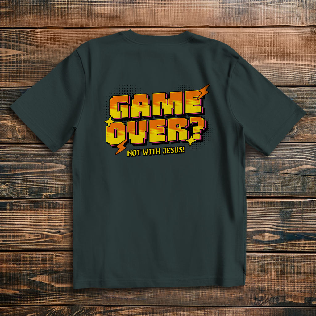 Game Over Not with Jesus Oversize T-Shirt