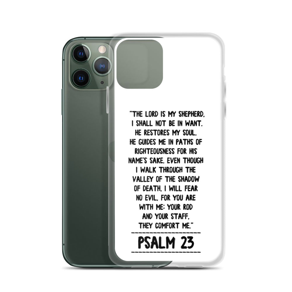 The Lord is my Shepherd Psalm 23 iPhone Hülle