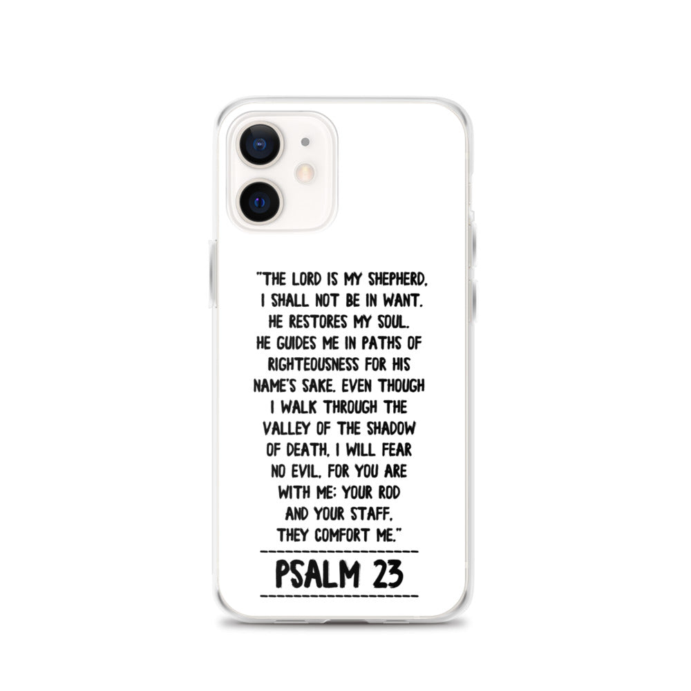 The Lord is my Shepherd Psalm 23 iPhone Hülle