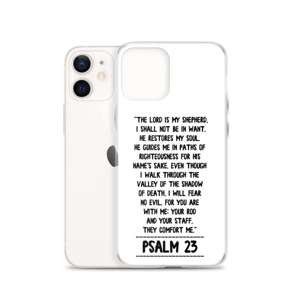 The Lord is my Shepherd Psalm 23 iPhone Hülle
