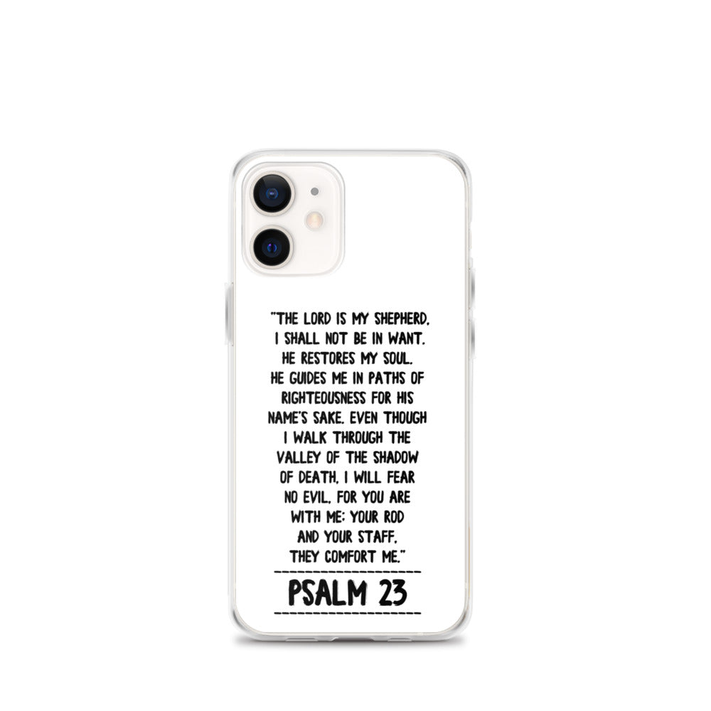 The Lord is my Shepherd Psalm 23 iPhone Hülle