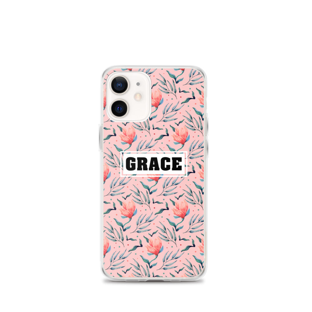 Grace Blumen Design - christliche iPhone Handyhülle