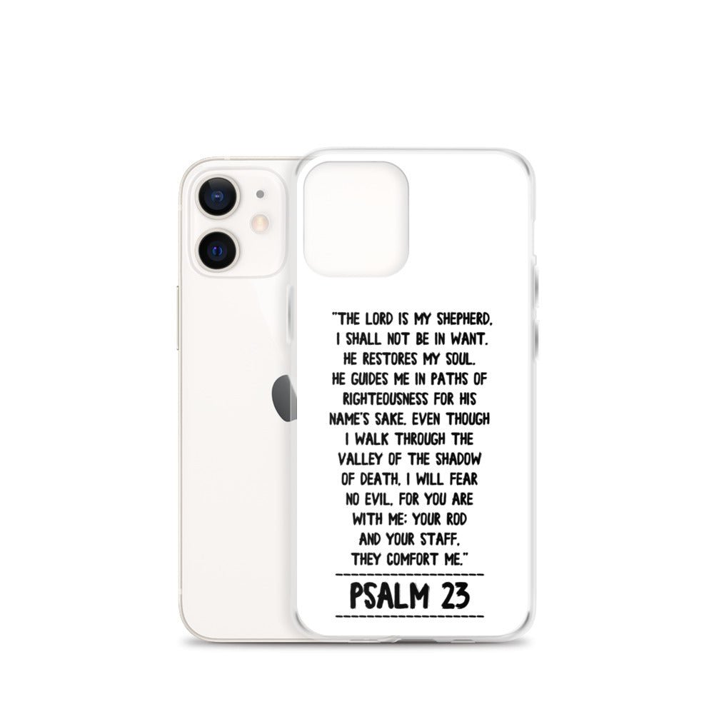 The Lord is my Shepherd Psalm 23 iPhone Hülle
