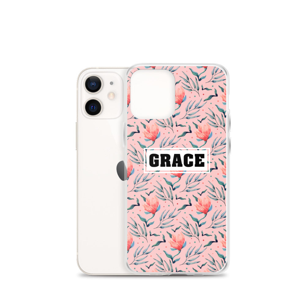 Grace Blumen Design - christliche iPhone Handyhülle