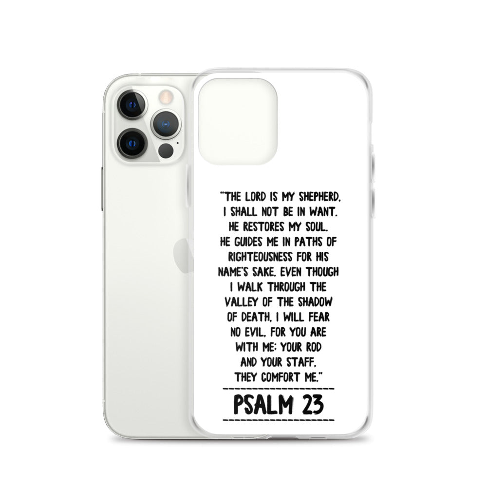 The Lord is my Shepherd Psalm 23 iPhone Hülle