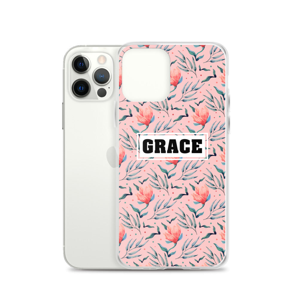 Grace Blumen Design - christliche iPhone Handyhülle