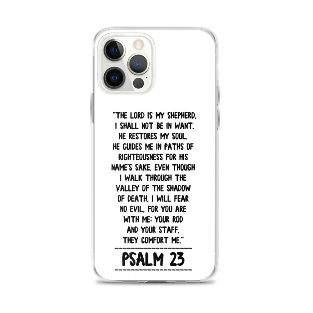 The Lord is my Shepherd Psalm 23 iPhone Hülle