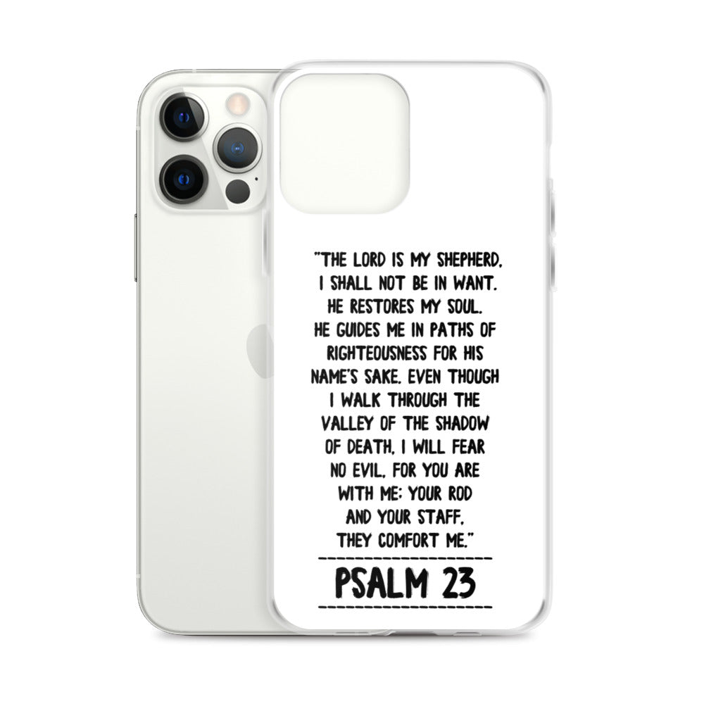 The Lord is my Shepherd Psalm 23 iPhone Hülle
