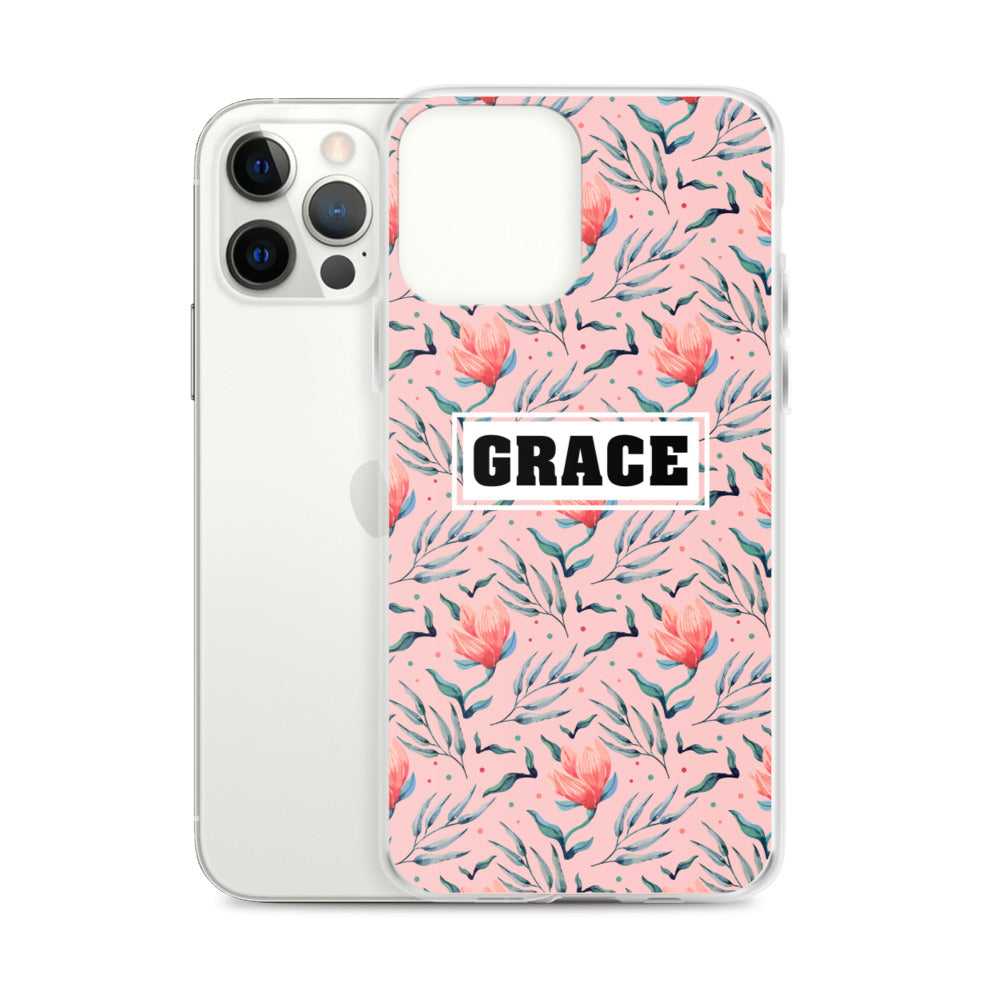 Grace Blumen Design - christliche iPhone Handyhülle