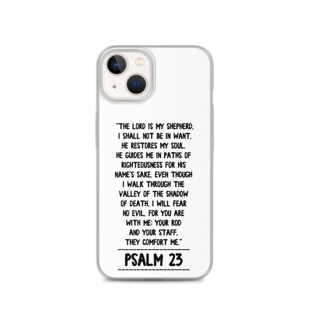 The Lord is my Shepherd Psalm 23 iPhone Hülle