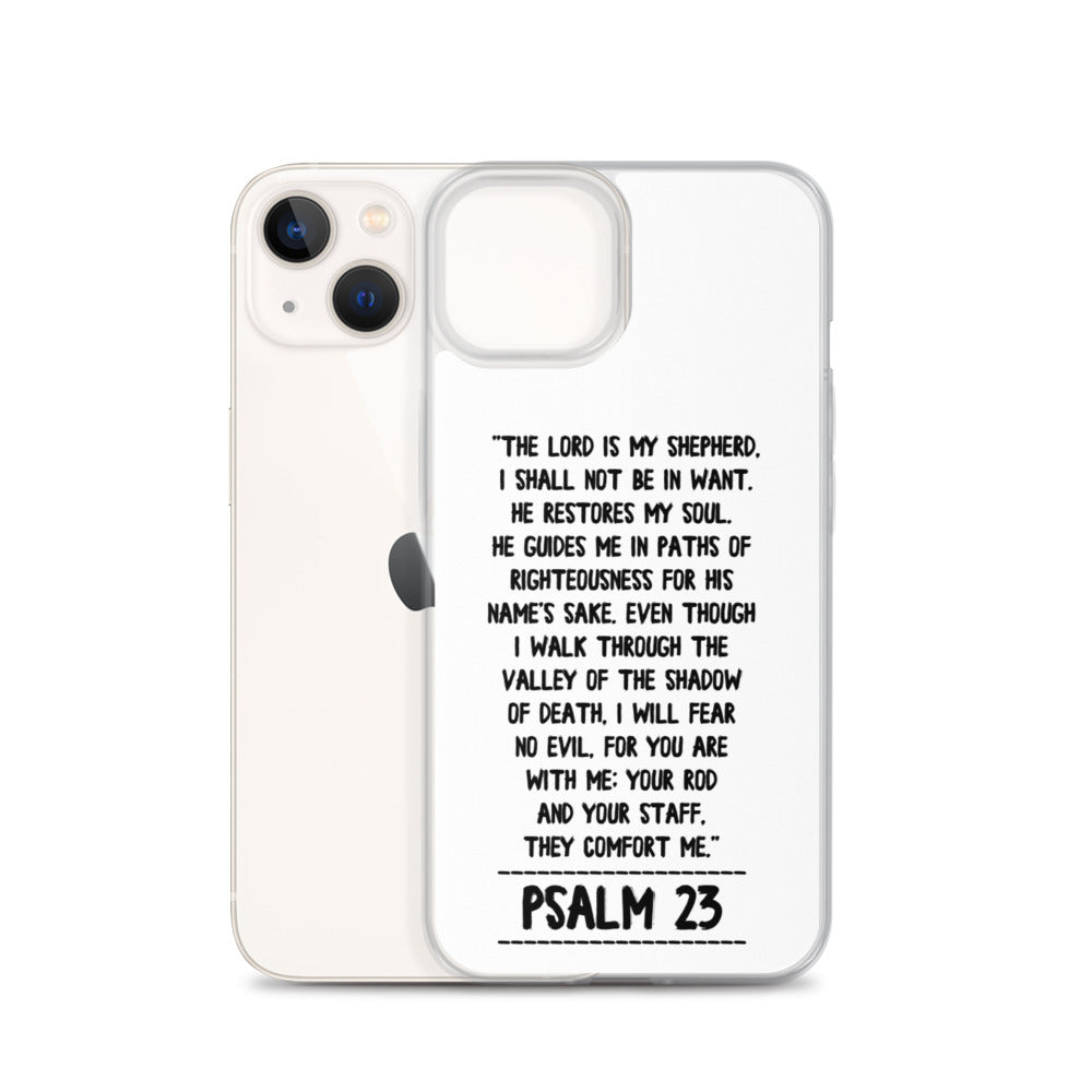 The Lord is my Shepherd Psalm 23 iPhone Hülle