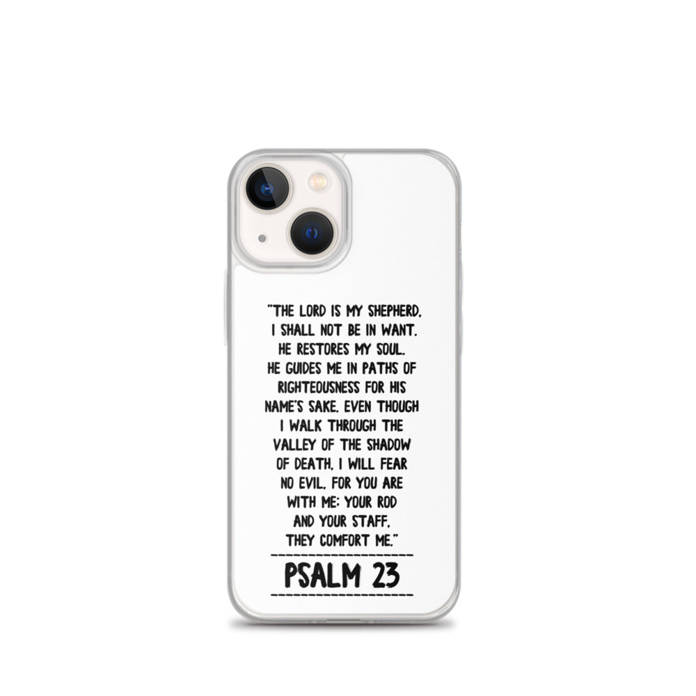 The Lord is my Shepherd Psalm 23 iPhone Hülle