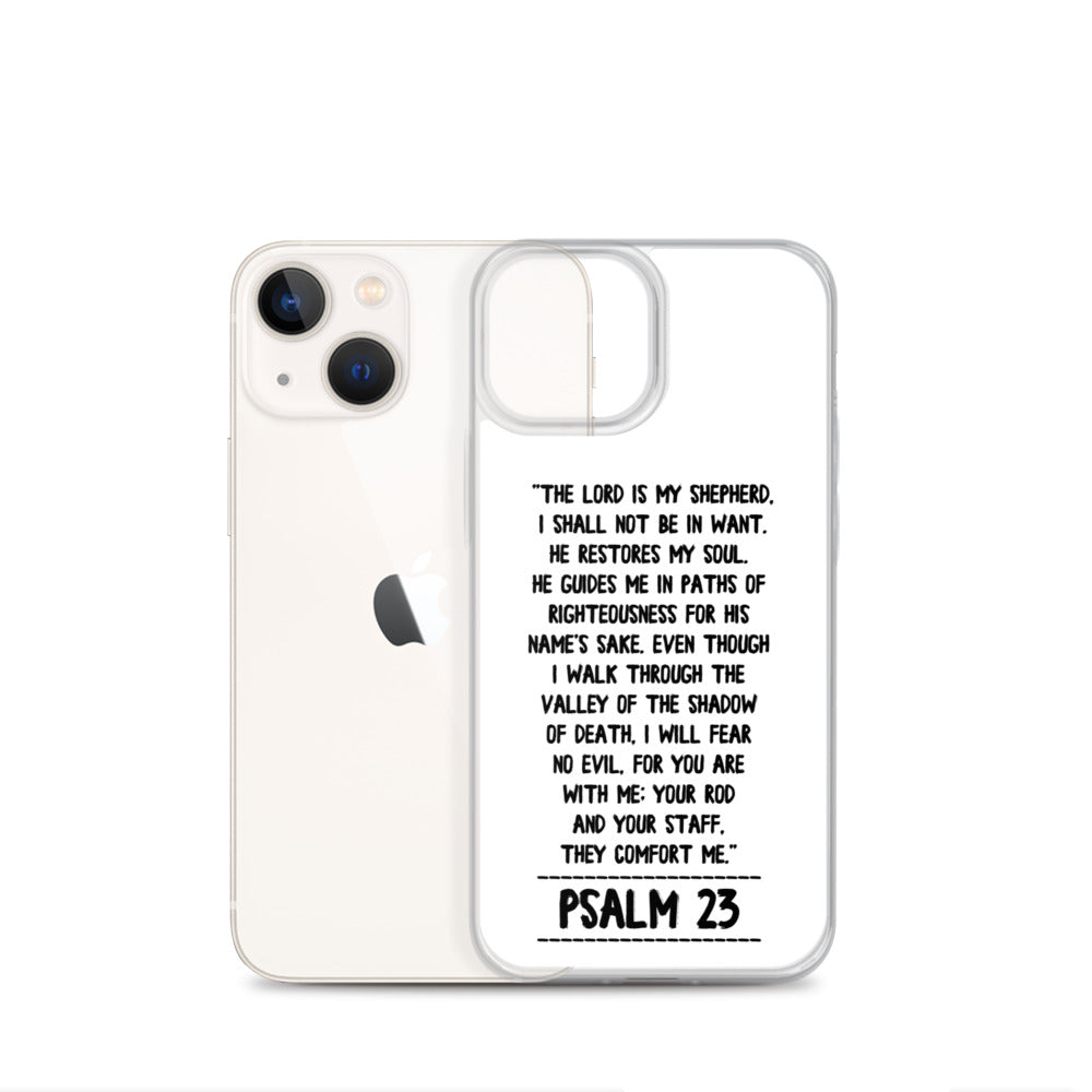 The Lord is my Shepherd Psalm 23 iPhone Hülle