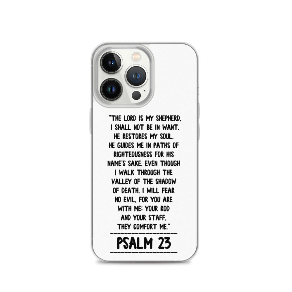 The Lord is my Shepherd Psalm 23 iPhone Hülle