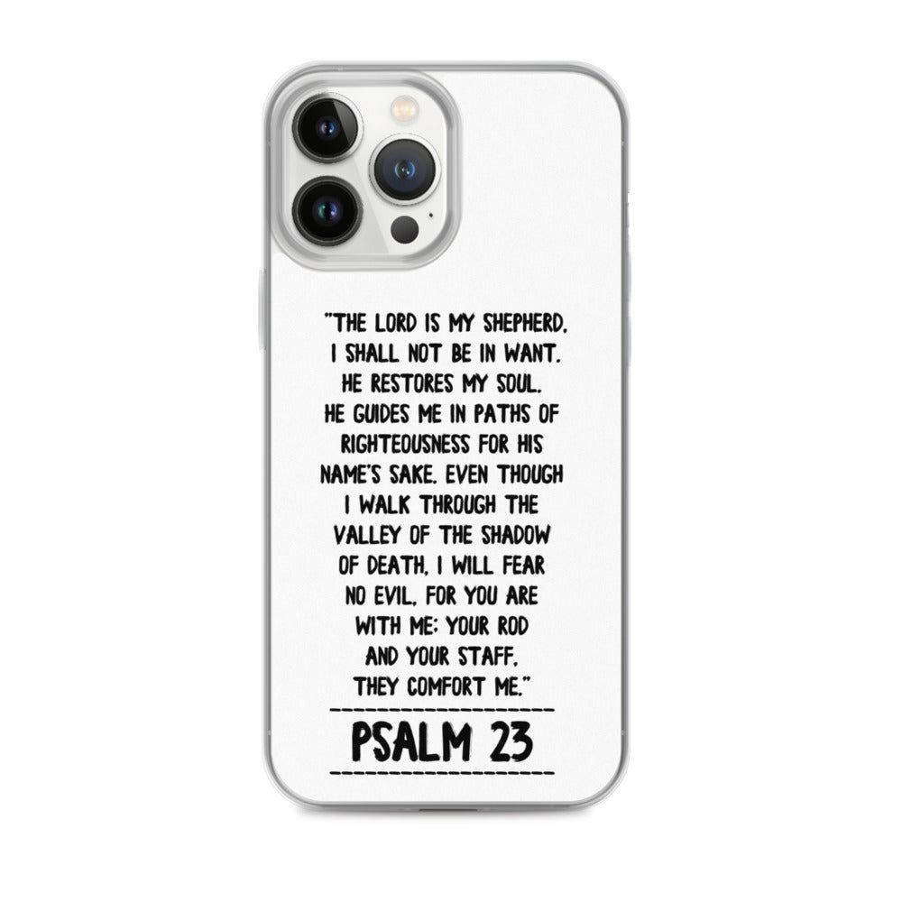 The Lord is my Shepherd Psalm 23 iPhone Hülle