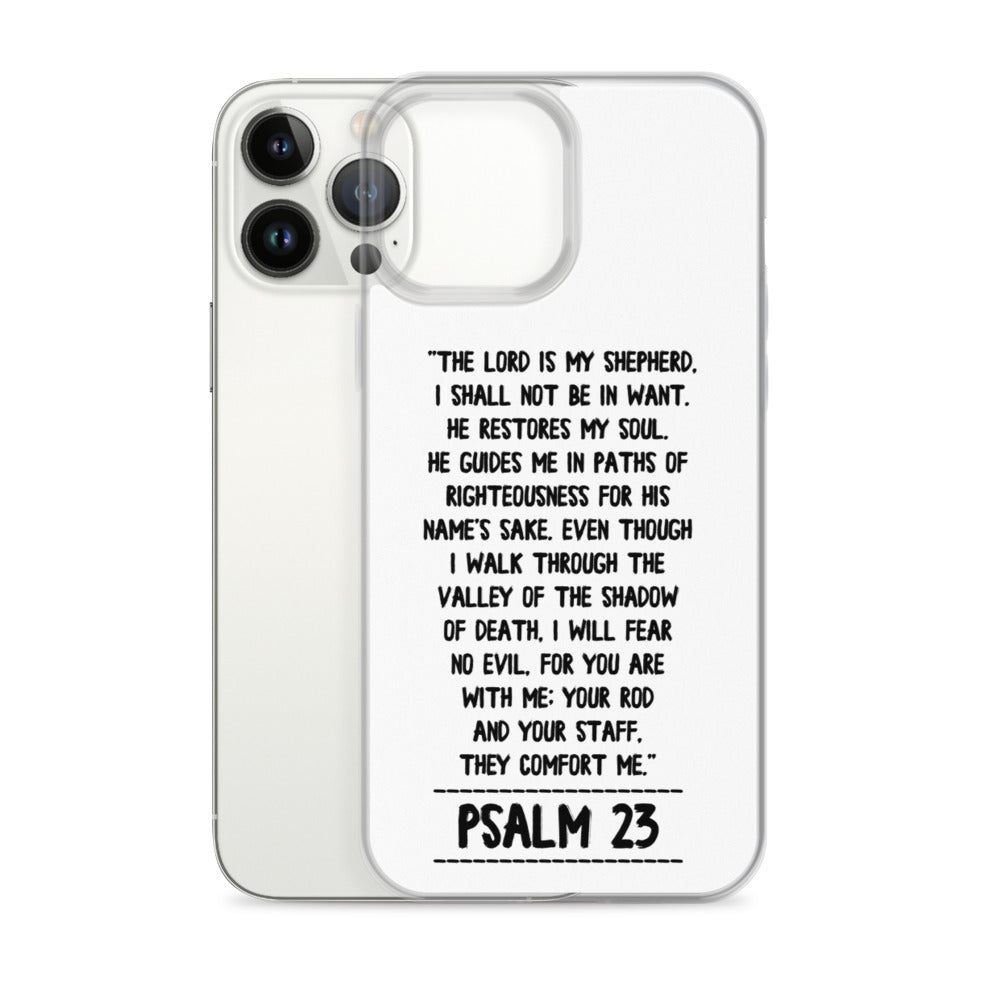 The Lord is my Shepherd Psalm 23 iPhone Hülle