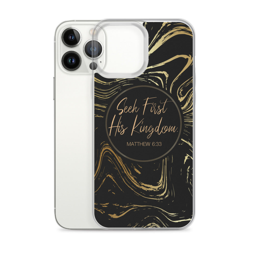 Seek first his kingdom - christliche iPhone Handyhülle