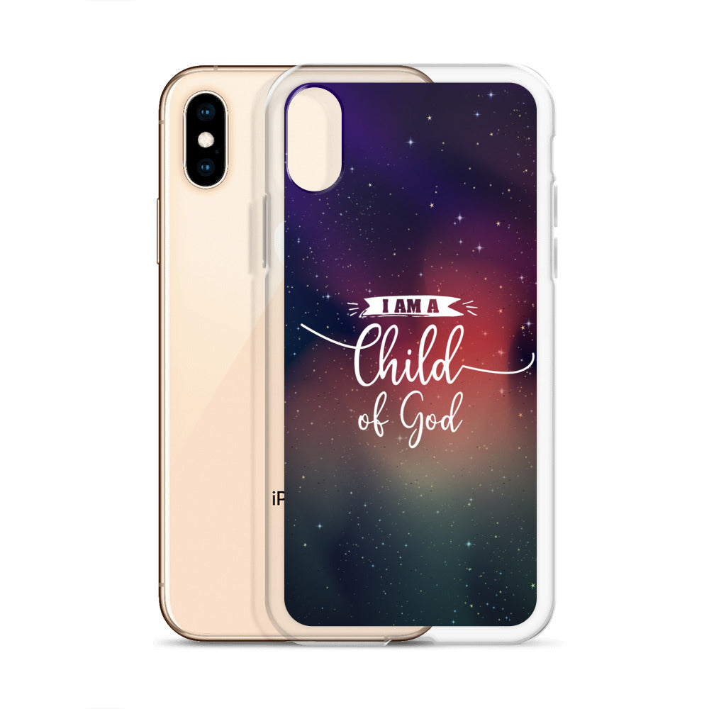 I am a Child of God Universe Design iPhone Hülle - gesegnet