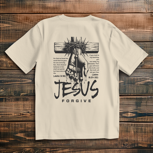 Jesus Forgive Oversize T-Shirt