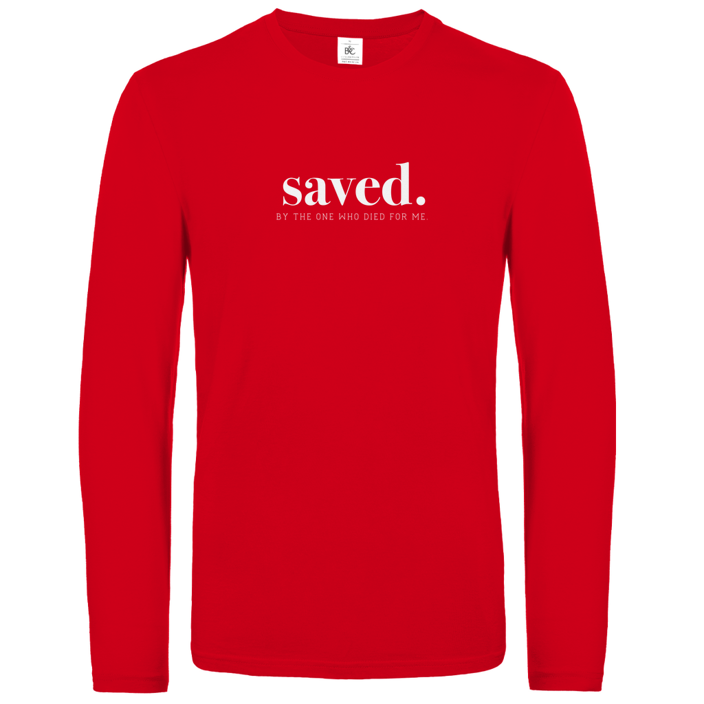 Saved christliches Unisex Langarmshirt