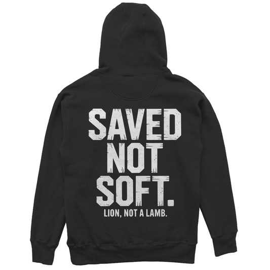 Saved not Soft - - Christlicher Unisex Oversize Hoodie