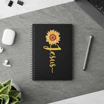 Jesus Sonnenblume | Christliches Notizbuch | Christliche Geschenke | Gesegnet