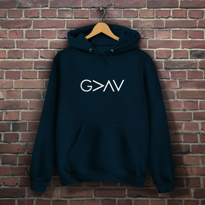 God is Greater Than The Highs - Christlicher Damen Hoodie