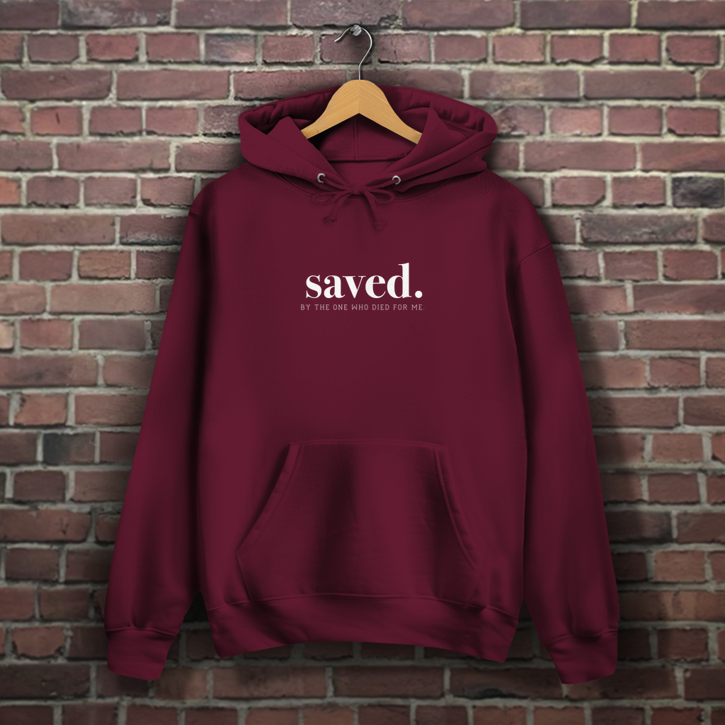 Saved - Christlicher Damen Hoodie