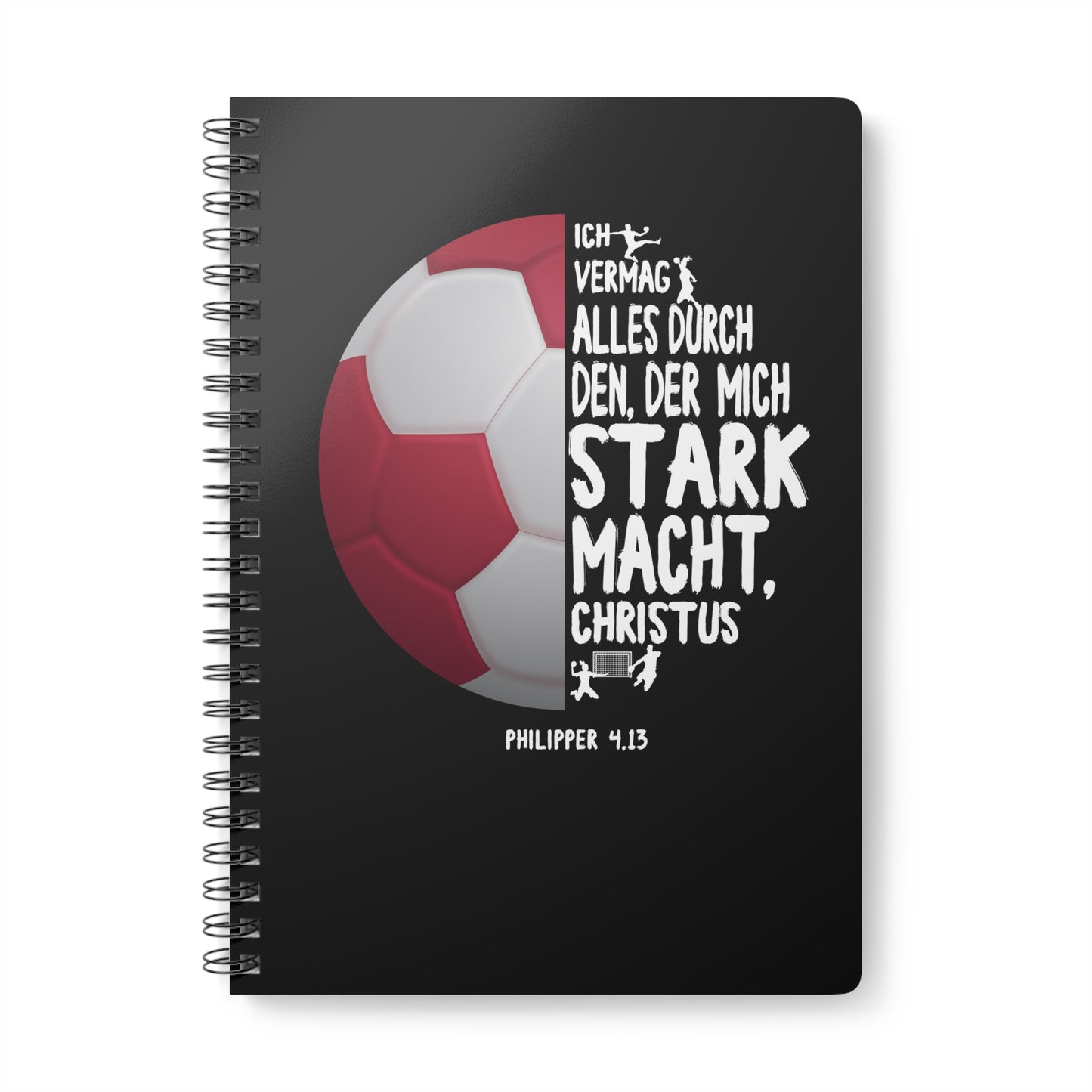 Philipper 4,13 Handball | Christliches Notizbuch | Christliche Geschenke | Gesegnet