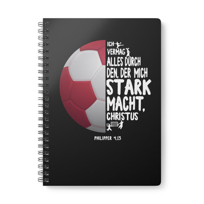 Philipper 4,13 Handball | Christliches Notizbuch | Christliche Geschenke | Gesegnet