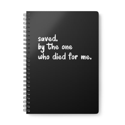 Saved | Christliches Notizbuch | Christliche Geschenke | Gesegnet