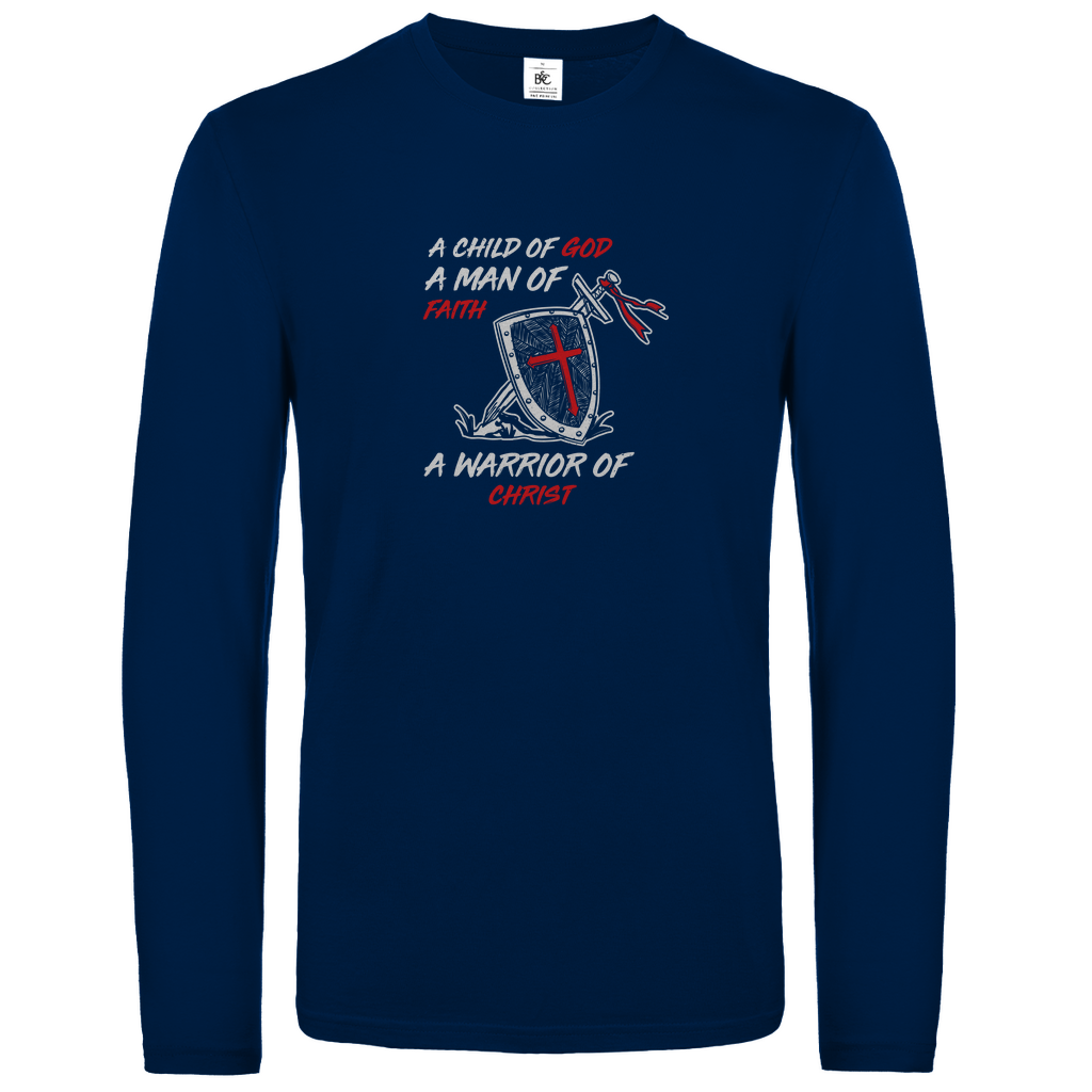 Child of God Man of Faith christliches Unisex Langarmshirt