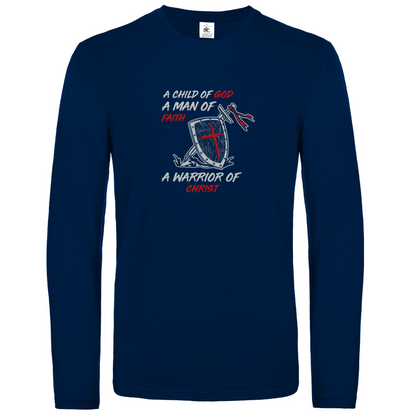 Child of God Man of Faith christliches Unisex Langarmshirt