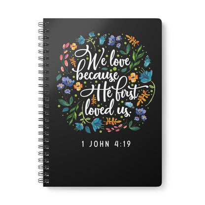 We Love Because He Loved Us | Christliches Notizbuch | Christliche Geschenke | Gesegnet
