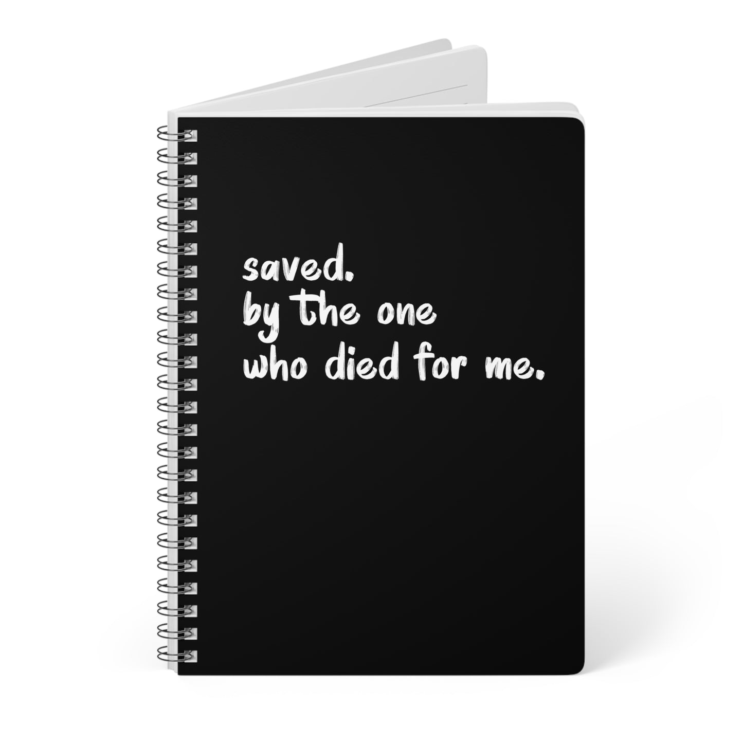 Saved | Christliches Notizbuch | Christliche Geschenke | Gesegnet