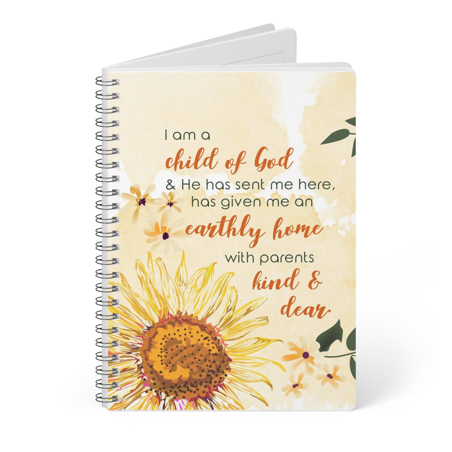 Ich bin ein Kind Gottes Notizbuch Ringbindung A5