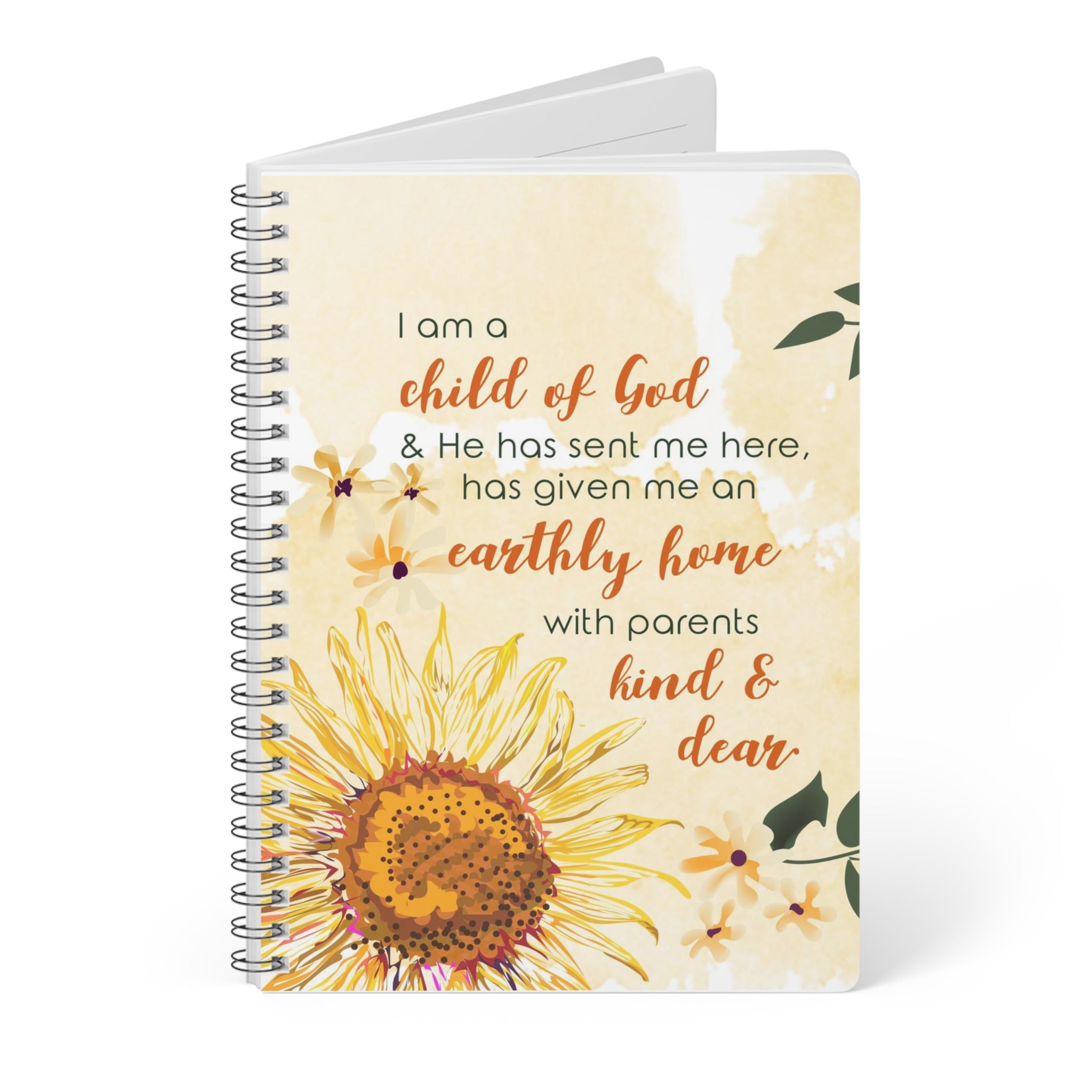 Ich bin ein Kind Gottes Notizbuch Ringbindung A5