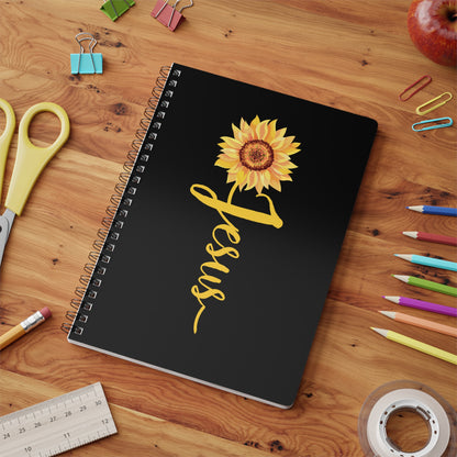 Jesus Sonnenblume | Christliches Notizbuch | Christliche Geschenke | Gesegnet