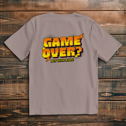 Game Over Not with Jesus Oversize T-Shirt